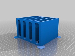 4 gaveta de habitação outros personalizado 3d print model - Mito3D