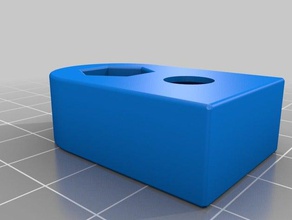 printable tripod mount no captive nut mobile phone 3d print model - Mito3D