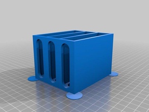 3 sezione cassetto altri personalizzato 3d print model - Mito3D