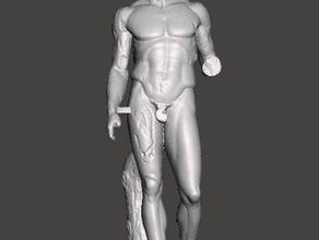 doryphoros mia minneapolis Sanat Enstitüsü tarar kopyaları atlet Yunan sanat heykel hellas mermer çıplak erkek polykleitos 3d print model - Mito3D