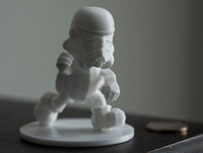 stormtroopa stormtrooper koopa troopa statua modelli mario mashup maglia mixer di star wars super bros 3d print model - Mito3D