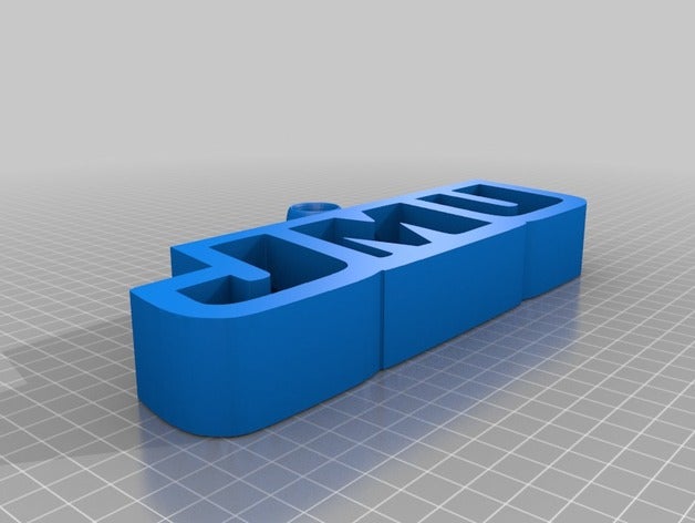 jmu ornement de noël décor 3D print model - Mito3D