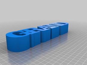 mi personalizados de 5 cartas la fila otros 3d print model - Mito3D