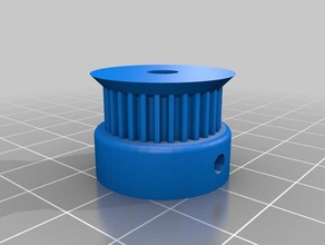 polea 30zob globoki 3d de la impresora partes personalizado 3d print model - Mito3D