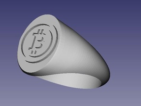 bitcoiners anneau anneaux 3d print model - Mito3D
