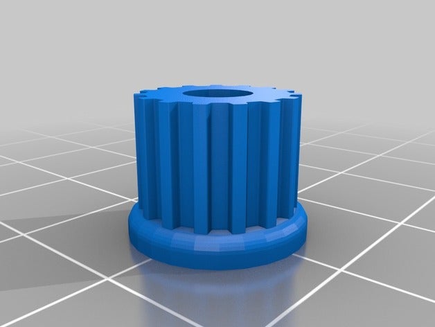 mijn maat parametrische katrol veel tand-profielen 3d de printer delen 3D print model - Mito3D