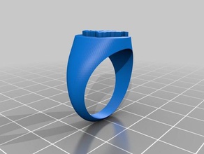 the Atlantis Ring colombiano yüzük 3d print model - Mito3D