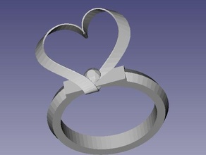 anillo de alguien especial anillos 3d print model - Mito3D