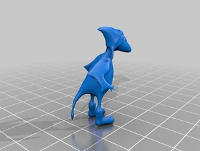 dino fly animais 3d print model - Mito3D