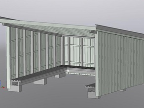 shelter gebouwen structuren 3d print model - Mito3D