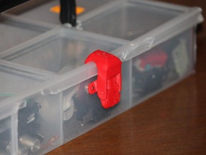 cassetta Via attrezzi menteşeleri başına cerniere chiusura araç kilitler sahipleri kutuları pla 3d print model - Mito3D