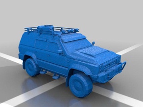 tfu autobot moesson de modus voertuig 3d afdrukken 3d print model - Mito3D