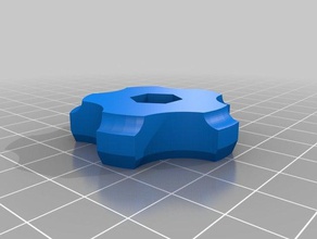 star-knop tool delen maat 3d print model - Mito3D