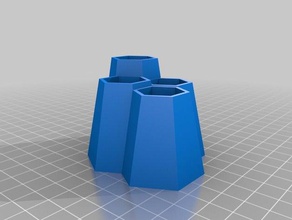 my customized customizeable pen holder office 3d print model - Mito3D