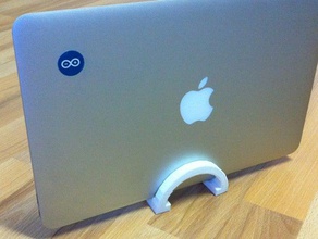macbook air standholder fine 11 computer apple notebook supporto per 3d print model - Mito3D