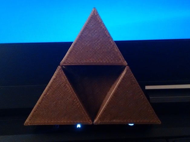 triforce video giochi 3D print model - Mito3D