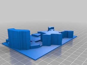 contiguous united states prism map electoral college votes learning customized 3d print model - Mito3D