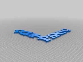 dont panic sculptures customized 3d print model - Mito3D