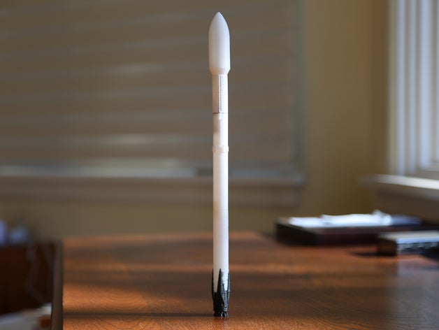 falcon 9 raket natuurkunde de astronomie op het schip model nasa ruimte ruimteschip spacex 3D print model - Mito3D