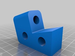 prusa i3 soporte inferior de montaje en esquina m8 la varilla 3d impresora partes 3d print model - Mito3D