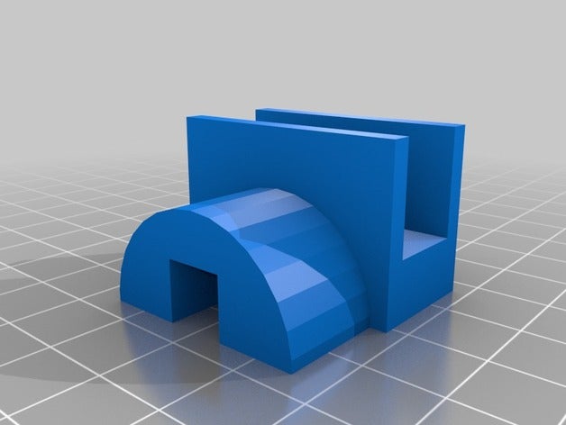mijn aangepaste kabel-houder office 3D print model - Mito3D