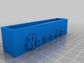 harrisbasic negócio titular do cartão office personalizado 3d print model - Mito3D