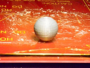 kalibratie van de bal 3d het afdrukken testen 3d print model - Mito3D
