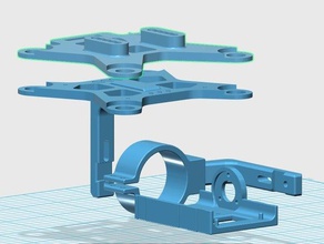 mobius cam gimbal hobby cardanische 3d print model - Mito3D