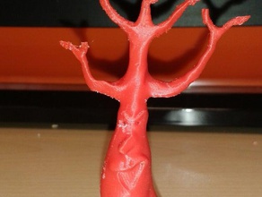 assustador árvore 2 criaturas dia das bruxas 3d print model - Mito3D