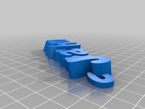 sleutelring joachim organisatie maat 3d print model - Mito3D