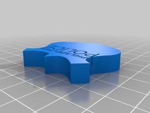3d philadelphia police logo printing 3d print model - Mito3D