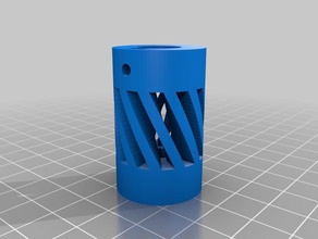 my customized flexible coupling 128 mm 3d printing 3d print model - Mito3D