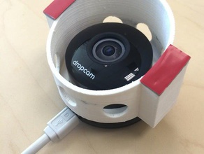 dropcam window mount venting gadgets 3d print model - Mito3D