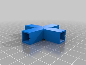 kruis bouw speelgoed maat 3d print model - Mito3D
