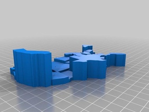 my customized contiguous united states prism map electoral college learning 3d print model - Mito3D
