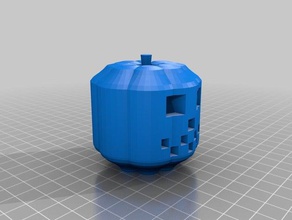jack-o-lanterna personalizada decoração personalizado 3d print model - Mito3D