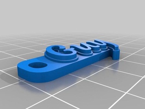 my customized multiline tag keychain organization 3d print model - Mito3D