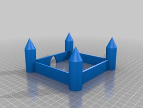 kasteel 3d afdrukken 3d print model - Mito3D