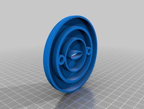 bad over flow plaat badkamer overloop 3d print model - Mito3D