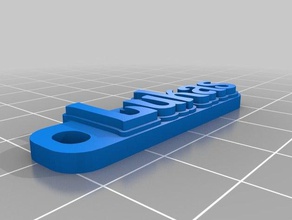 lukas organização personalizado 3d print model - Mito3D