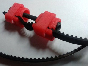 adjustable gt2 belt tensioner 3d printer parts 3d print model - Mito3D