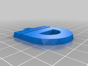 uwstoutid sleutelhanger sleutelhangers 3d print model - Mito3D