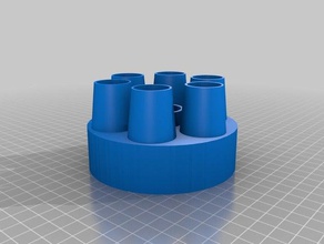 barral entretoise milieu 3d l'impression 3d print model - Mito3D