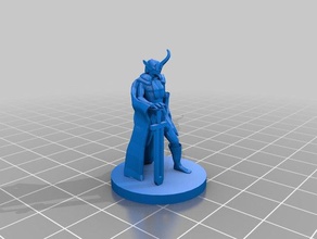 elf ranger di d&d in miniatura giocattolo gioco accessori dnd dungeons dragons elven 3d print model - Mito3D