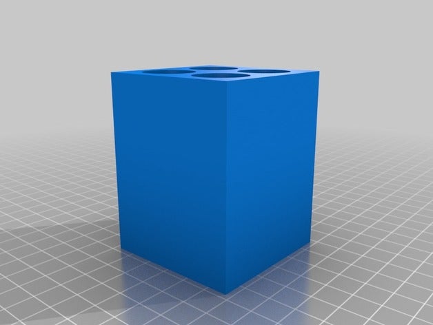 Reagenzglas-Halter - Organisation angepasst 3D print model - Mito3D