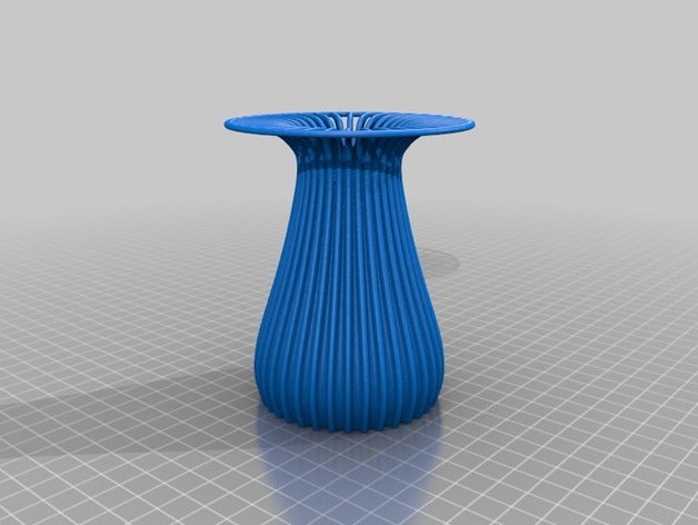 voronoi fungo lampada tagliare 2 pezzi arredamento 3D print model - Mito3D