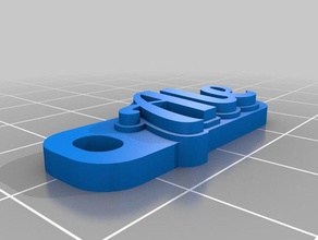 ale personalizzato multiline tag portachiavi organizzazione 3d print model - Mito3D