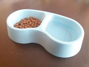 cat bowl kitten pets 3d print model - Mito3D
