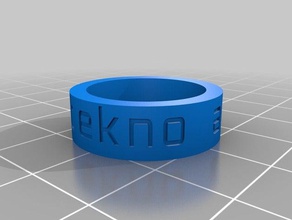 tekno-ring Ringe angepasst 3d print model - Mito3D