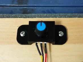 einfache potentiometer montieren Elektronik 3d print model - Mito3D